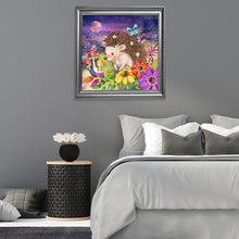 Load image into Gallery viewer, Hedgehog - Full Drill Round Drill - 30x30cm