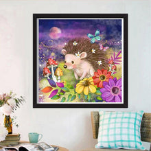 Load image into Gallery viewer, Hedgehog - Full Drill Round Drill - 30x30cm