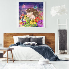 Load image into Gallery viewer, Hedgehog - Full Drill Round Drill - 30x30cm