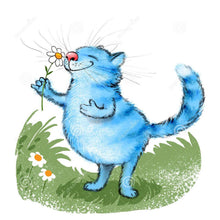 Load image into Gallery viewer, Cat - Full Drill Round Drill - 30x30cm