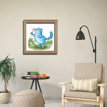 Load image into Gallery viewer, Cat - Full Drill Round Drill - 30x30cm