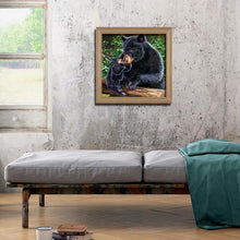 Load image into Gallery viewer, Black Bear - Full Drill Round Drill - 30x30cm