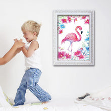Load image into Gallery viewer, Pink Bird - Full Diamond Painting - 40x30cm