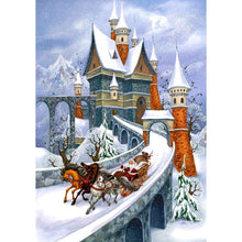 Load image into Gallery viewer, Santa Castle - Full Drill Round Drill - 30x40cm