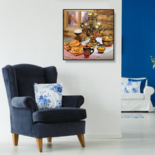 Load image into Gallery viewer, Dining Table - Full Drill Round Drill - 30x30cm