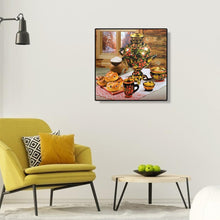 Load image into Gallery viewer, Dining Table - Full Drill Round Drill - 30x30cm