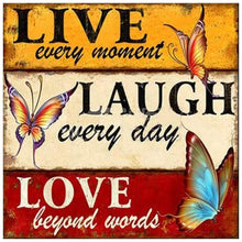 Load image into Gallery viewer, Positive Word - Full Drill Round Drill - 35x35cm