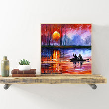 Load image into Gallery viewer, Lake Boat - Full Diamond Painting - 30x30cm