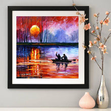 Load image into Gallery viewer, Lake Boat - Full Diamond Painting - 30x30cm