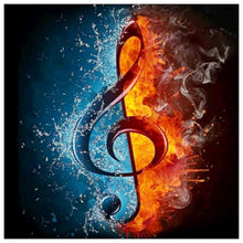 Load image into Gallery viewer, Musical Note - Full Drill Round Drill - 30x30cm
