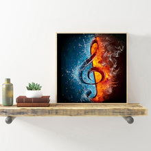 Load image into Gallery viewer, Musical Note - Full Drill Round Drill - 30x30cm