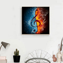 Load image into Gallery viewer, Musical Note - Full Drill Round Drill - 30x30cm