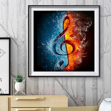 Load image into Gallery viewer, Musical Note - Full Drill Round Drill - 30x30cm