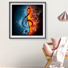 Load image into Gallery viewer, Musical Note - Full Drill Round Drill - 30x30cm