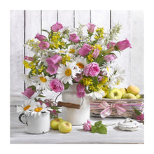 Load image into Gallery viewer, Elegant Flowers - Full Diamond Painting - 30x30cm