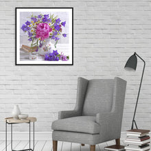 Load image into Gallery viewer, Elegant Flowers - Full Diamond Painting - 30x30cm