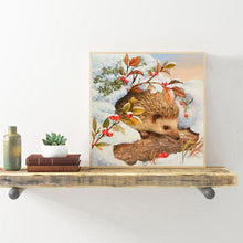 Load image into Gallery viewer, Snow Hedgehog - Full Diamond Painting - 30x30cm