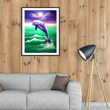 Load image into Gallery viewer, Dolphin - Full Diamond Painting - 40x30cm