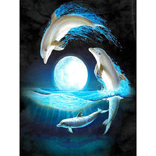 Load image into Gallery viewer, Dolphin - Full Diamond Painting - 40x30cm