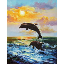 Load image into Gallery viewer, Dolphin - Full Diamond Painting - 40x30cm
