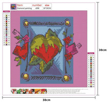 Load image into Gallery viewer, Love Heart - Full Diamond Painting - 30x30cm