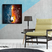 Load image into Gallery viewer, Cross Stitch Guitar - Full Diamond Painting - 30x30cm