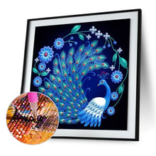 Load image into Gallery viewer, Elegant Peafowl - Full Diamond Painting - 30x30cm