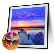 Load image into Gallery viewer, Long Bridge Sunrise - Full Diamond Painting - 30x30cm