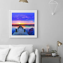 Load image into Gallery viewer, Long Bridge Sunrise - Full Diamond Painting - 30x30cm