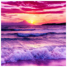 Load image into Gallery viewer, Rough Waves Seascape - Full Diamond Painting - 30x30cm