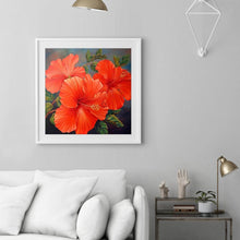 Load image into Gallery viewer, Red Flowers - Full Diamond Painting - 30x30cm