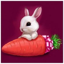 Load image into Gallery viewer, Rabbit Carrot - Full Diamond Painting - 30x30cm