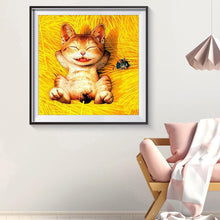 Load image into Gallery viewer, Happy Cat - Full Diamond Painting - 30x30cm