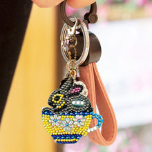 Load image into Gallery viewer, 4pcs Teacup Animal DIY Keychain