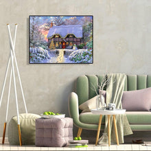 Load image into Gallery viewer, Christmas House - Full Drill Round Drill - 30x40cm