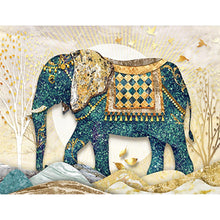 Load image into Gallery viewer, Elephant  - Full Drill Round Drill Painting - 50x65cm