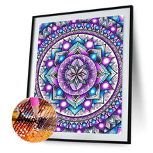 Load image into Gallery viewer, Purple Mandala - Full Drill Round Drill Painting - 30x35cm