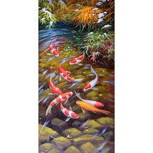 Load image into Gallery viewer, Lucky Fish Picture - Full Drill Round Drill - 45x85cm