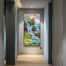 Load image into Gallery viewer, Waterfall  - Full Drill Round Drill Painting - 85x45cm