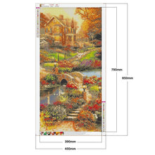 Load image into Gallery viewer, Village  - Full Drill Round Drill Painting - 85x45cm