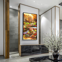 Load image into Gallery viewer, Village  - Full Drill Round Drill Painting - 85x45cm