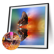 Load image into Gallery viewer, Butterfly Water - Full Drill Round Drill - 30x30cm