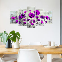 Load image into Gallery viewer, 5pcs/set Flower  - Full Drill Round Drill Painting  - 95x45cm