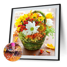Load image into Gallery viewer, Flower Basket - Full Drill Round Drill - 30x30cm