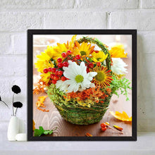Load image into Gallery viewer, Flower Basket - Full Drill Round Drill - 30x30cm