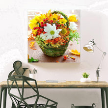 Load image into Gallery viewer, Flower Basket - Full Drill Round Drill - 30x30cm