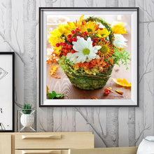 Load image into Gallery viewer, Flower Basket - Full Drill Round Drill - 30x30cm
