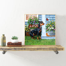 Load image into Gallery viewer, Dog Women - Full Drill Round Drill - 30x30cm