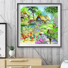 Load image into Gallery viewer, Village - Full Drill Round Drill - 30x30cm