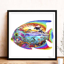 Load image into Gallery viewer, Fish Women - Full Drill Round Drill - 30x30cm